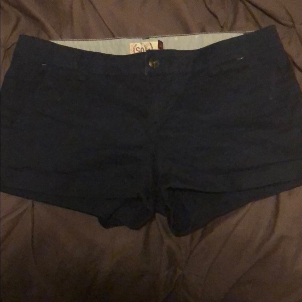 Navy blue shorts